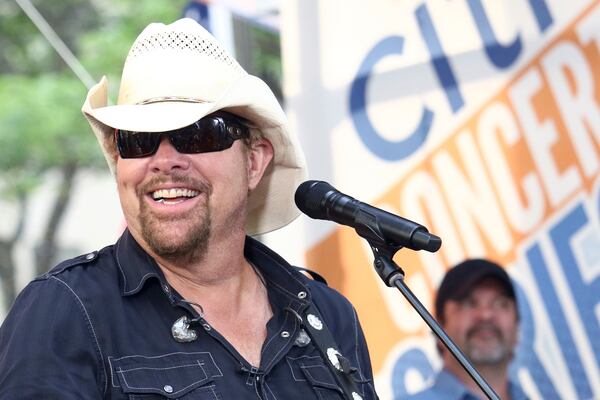 FILE - Country music recording artist Toby Keith performs on NBC's Today show at Rockefeller Plaza on July 5, 2019, in New York. (Photo by Greg Allen/Invision/AP, File)