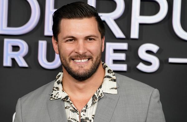 FILE - Brock Davies arrives at the season 11 premiere of "Vanderpump Rules," Wednesday, Jan. 17, 2024, at The Hollywood Palladium in Los Angeles. (Photo by Jordan Strauss/Invision/AP, File)