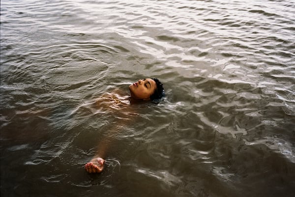 This image released by Mubi shows Nykiya Adams in a scene from "Bird." (Atsushi Nishijima/Mubi via AP)