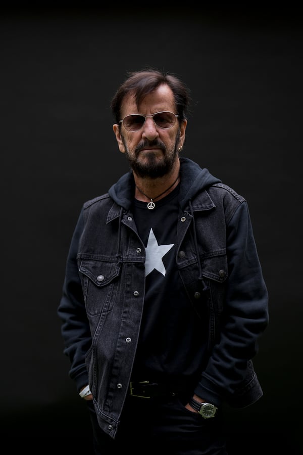 Ringo Starr poses for a portrait in West Hollywood, Calif., Thursday, Oct. 17, 2024. (AP Photo/Jae C. Hong)