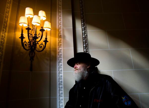 Musician Garth Hudson poses in Toronto on Tuesday, Nov. 2, 2010. (Nathan Denette/The Canadian Press via AP)