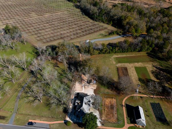 FILE - Jimmy Carter's boyhood farm is seen on Dec. 30, 2024, in Archery, Ga. (AP Photo/Mike Stewart, File)