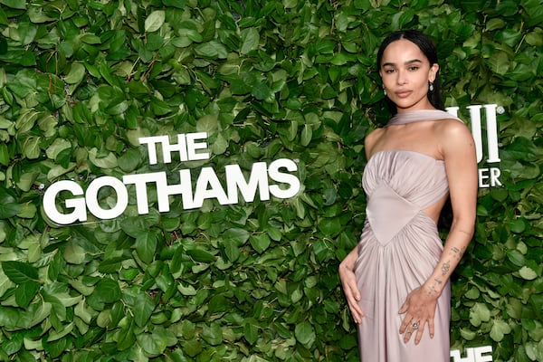 Zoe Kravitz attends The Gothams Film Awards at Cipriani Wall Street on Monday, Dec. 2, 2024, in New York. (Photo by Evan Agostini/Invision/AP)