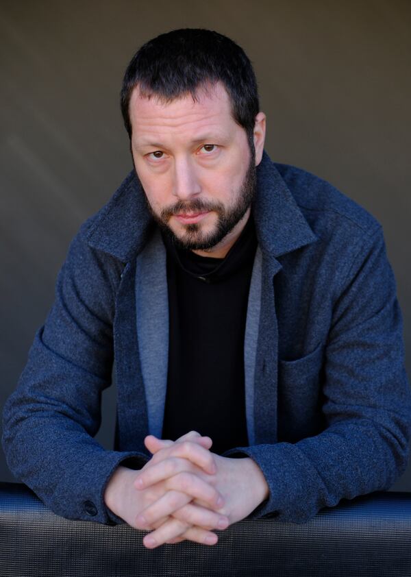 Mstyslav Chernov, director of the documentary film "2000 Meters to Andriivka," poses for a portrait during the Sundance Film Festival on Thursday, Jan. 23, 2025, in Park City, Utah. (AP Photo/Chris Pizzello)