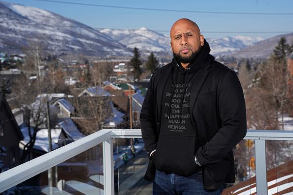 Producer Alex Duran poses for a portrait to promote the film "The Alabama Solution" during the Sundance Film Festival on Monday, Jan. 27, 2025, in Park City, Utah. (Photo by Charles Sykes/Invision/AP)