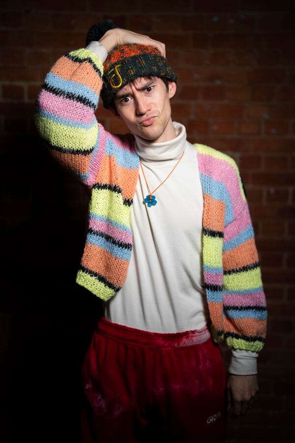 Jacob Collier poses for a portrait on Thursday, Dec. 12, 2024, in London. (Photo by Scott A Garfitt/Invision/AP)