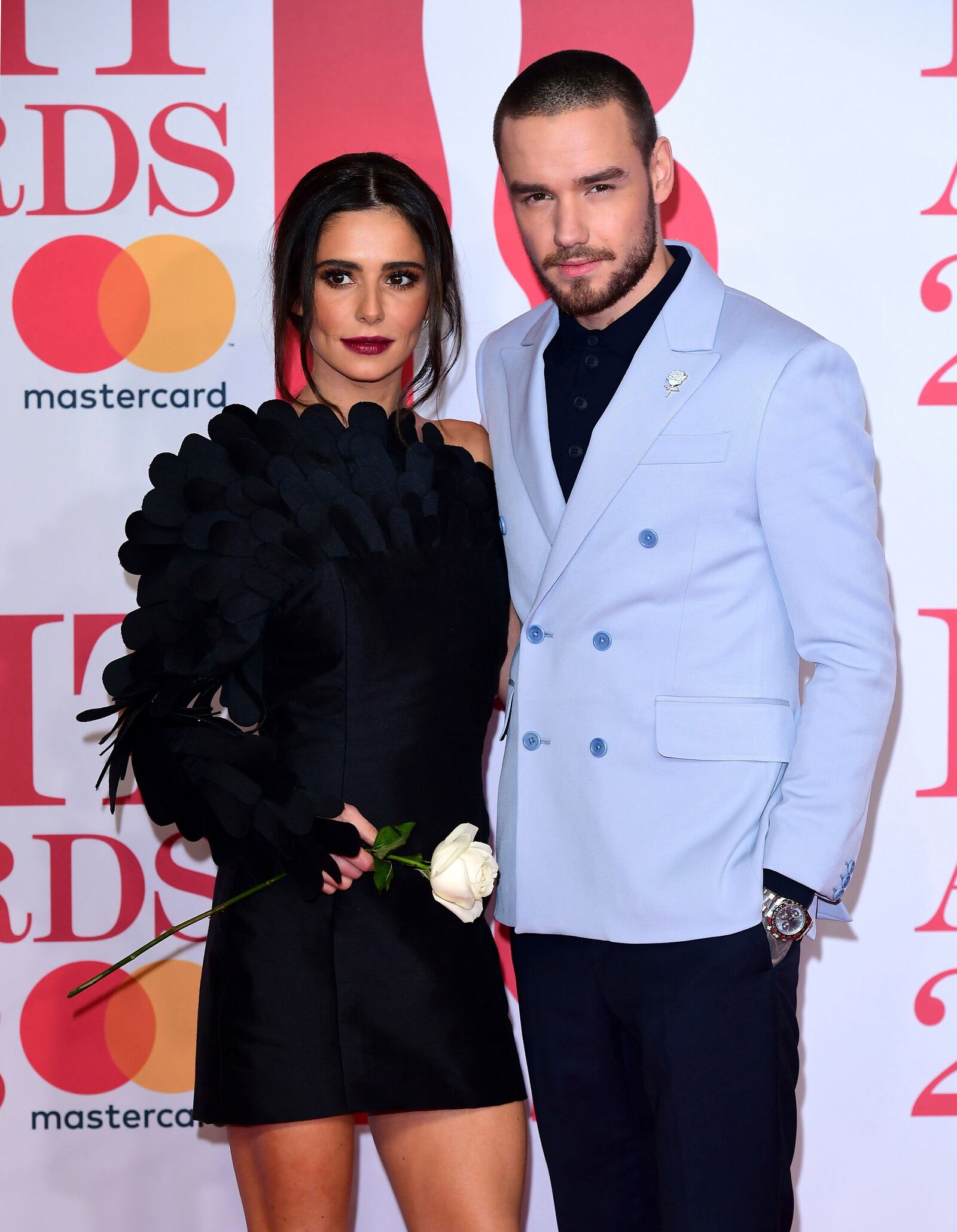 FILE - Liam Payne and Cheryl attend the Brit Awards at the O2 Arena, in London, on Feb. 21, 2018. (Ian West/PA via AP, File)