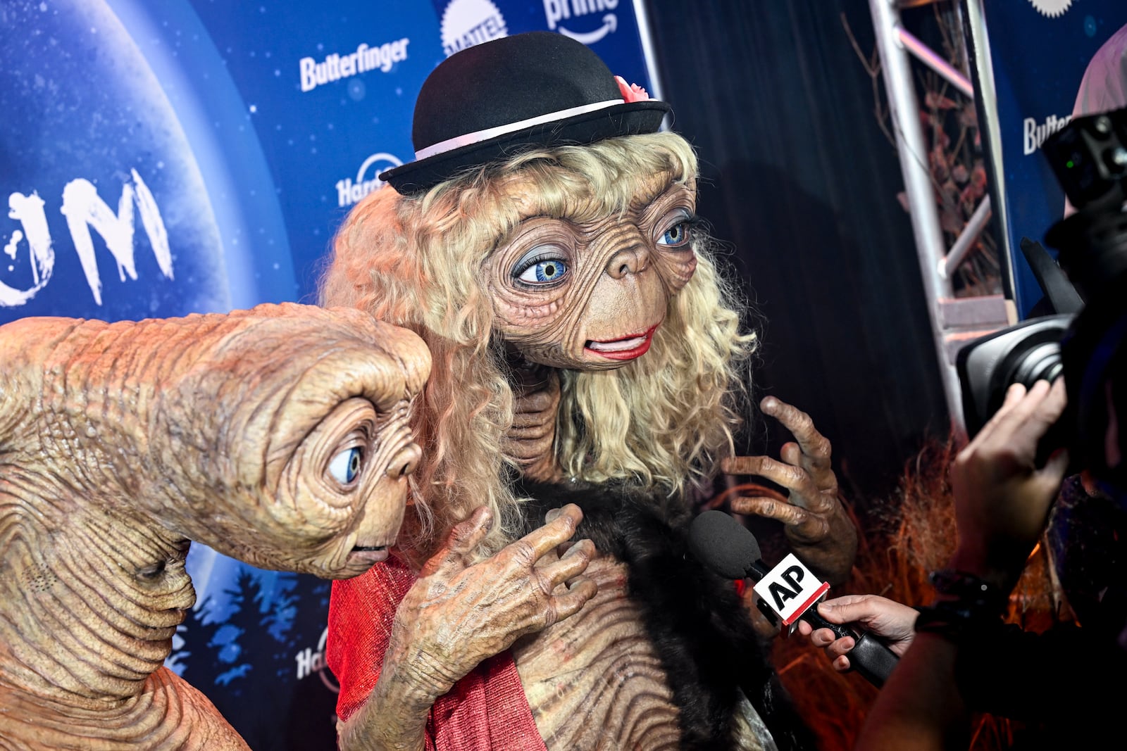 Tom Kaulitz, left, and Heidi Klum attend Heidi Klum's 23rd annual Halloween party on Thursday, Oct. 31, 2024, at Hard Rock Hotel New York in New York. (Photo by Evan Agostini/Invision/AP)