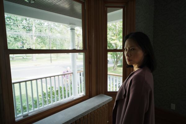 This image released by Neon shows Lucy Liu in a scene from "Presence." (Neon via AP)