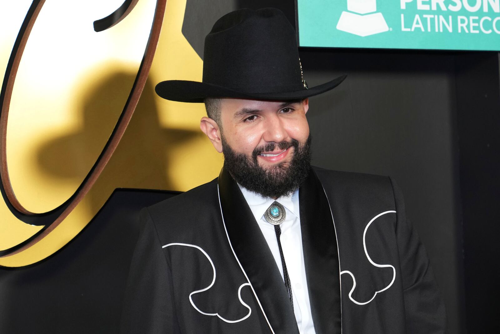 Carin Leon arrives at the Latin Grammys Person of the Year award ceremony, Wednesday, Nov. 13, 2024, in Miami Beach, Fla. (AP Photo/Lynne Sladky)