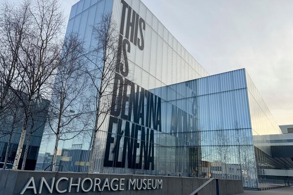 The Anchorage Museum is shown Wednesday, Jan. 8, 2024, in Anchorage, Alaska. (AP Photo/Mark Thiessen)