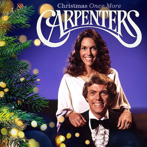 Thia album cover image released by A&M/UMG Recordings shows "Christmas Once More" by The Carpenters. (A&M/UMG Recordings via AP)