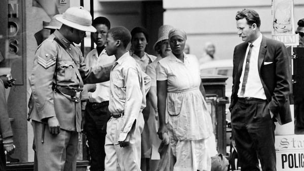 This image released by Magnolia pictures shows a photo taken by Ernest Cole from the film "Ernest Cole: Lost and Found." (Ernest Cole/Magnolia Pictures via AP)