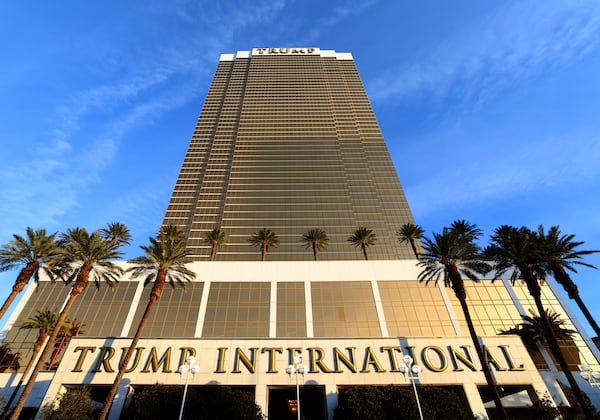 The Trump International Hotel is seen Thursday, Jan. 2, 2025, in Las Vegas. (Bizuayehu Tesfaye/Las Vegas Review-Journal via AP)