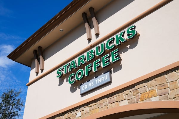 A Starbucks Coffee on Thursday, Jan. 16, 2025, in Houston. (AP Photo/Ashley Landis)