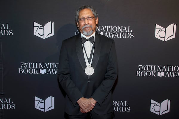 Author Percival Everett attends the 75th National Book Awards ceremony at Cipriani Wall Street on Wednesday, Nov. 20, 2024, in New York. (Photo by Andy Kropa/Invision/AP)