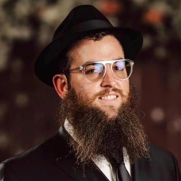 This undated photo from Chabad.org shows Rabbi Zvi Kogan, who was killed in the United Arab Emirates. (Mendel Grossbaum/Chabad.org via AP)