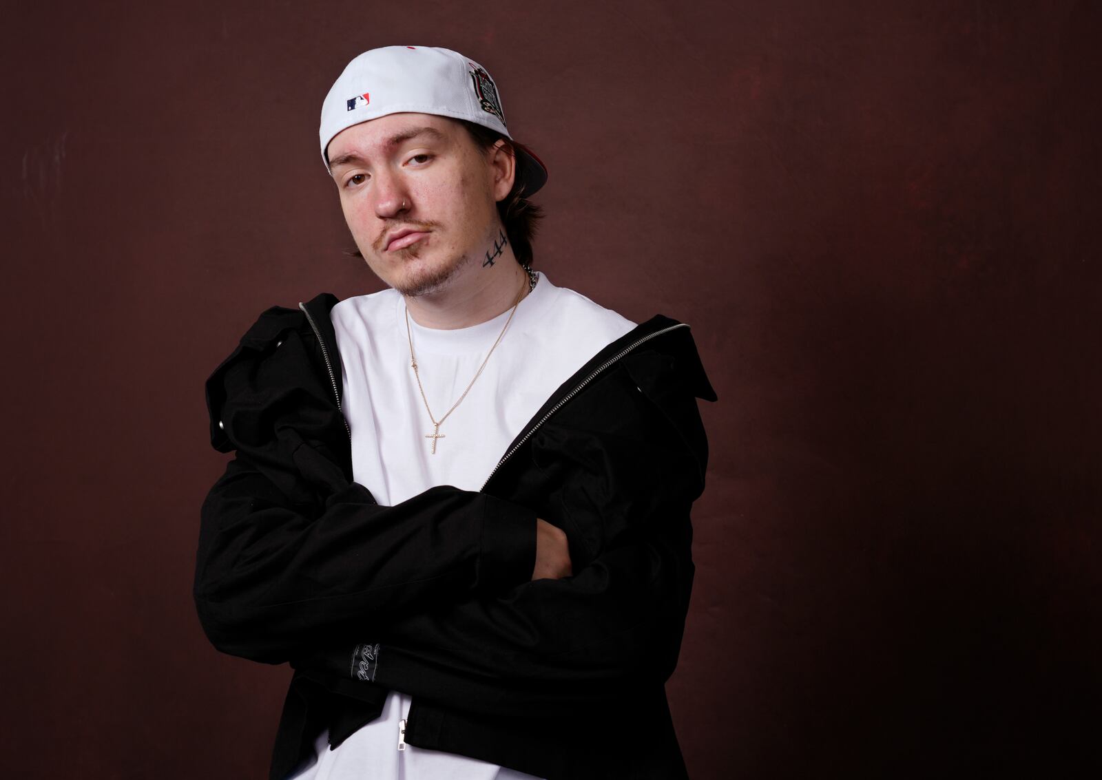 Singer/songwriter Tommy Richman poses for a portrait, Tuesday, Oct. 15, 2024, in Los Angeles. (AP Photo/Chris Pizzello)