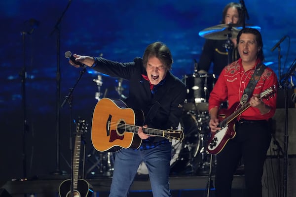 John Fogerty performs during the FireAid benefit concert on Thursday, Jan. 30, 2025, at The Forum in Inglewood, Calif. (AP Photo/Chris Pizzello)