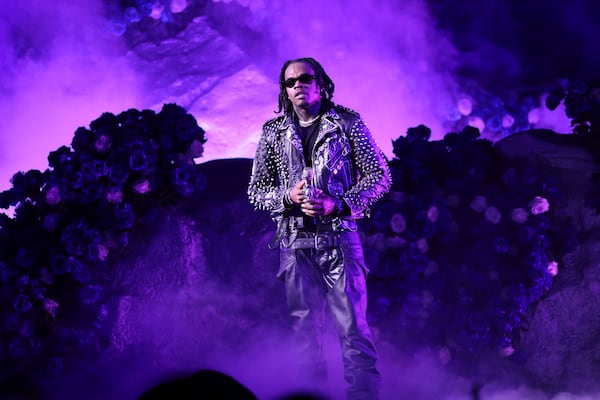 Gunna performs at Amazon Music Live Concert Series 2024 with Gunna at East End Studios on Nov. 14, 2024 in Glendale, California. (Jerritt Clark via AP)