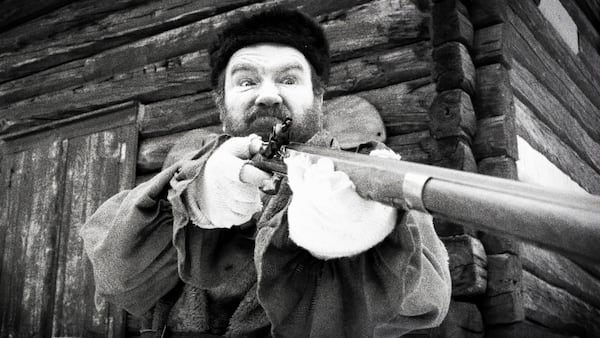 This image released by SRH shows Doug Mancheski in a scene from the film "Hundreds of Beavers." (SRH via AP)