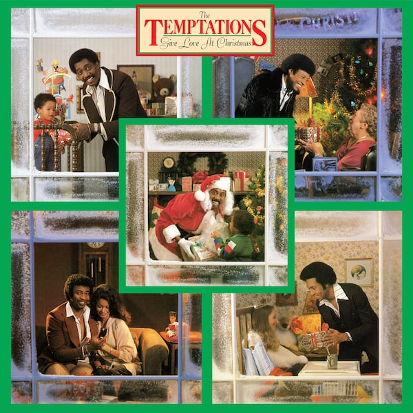 This album cover image released by Motown Records shows “Give Love At Christmas” by The Temptations. (Motown via AP)