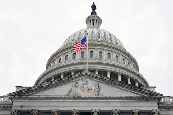 FILE - The Capitol is seen on Nov. 14, 2024, in Washington. (AP Photo/Mariam Zuhaib, File)