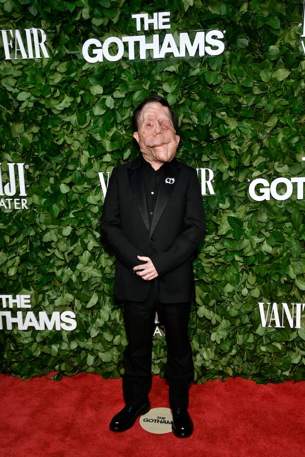 Adam Pearson attends The Gothams Film Awards at Cipriani Wall Street on Monday, Dec. 2, 2024, in New York. (Photo by Evan Agostini/Invision/AP)